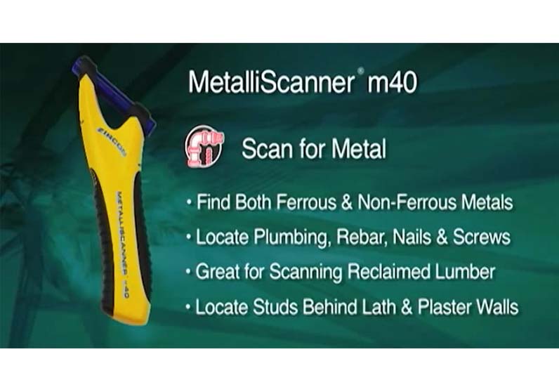 How to Use a Zircon MetalliScanner m40 Metal Detector to Find Nails